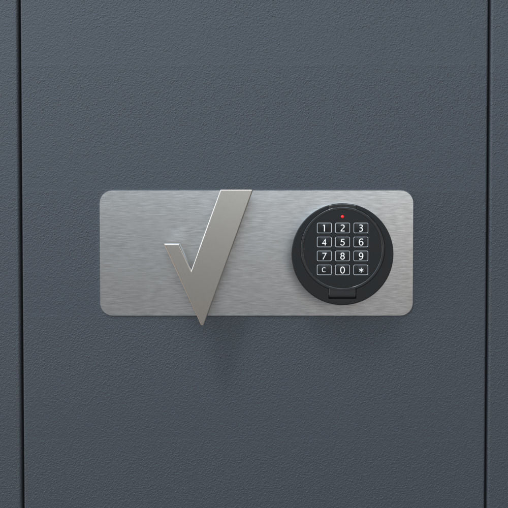 Close-up elektronisch codeslot op de Salvus Milano 6 ELO – EN 1300